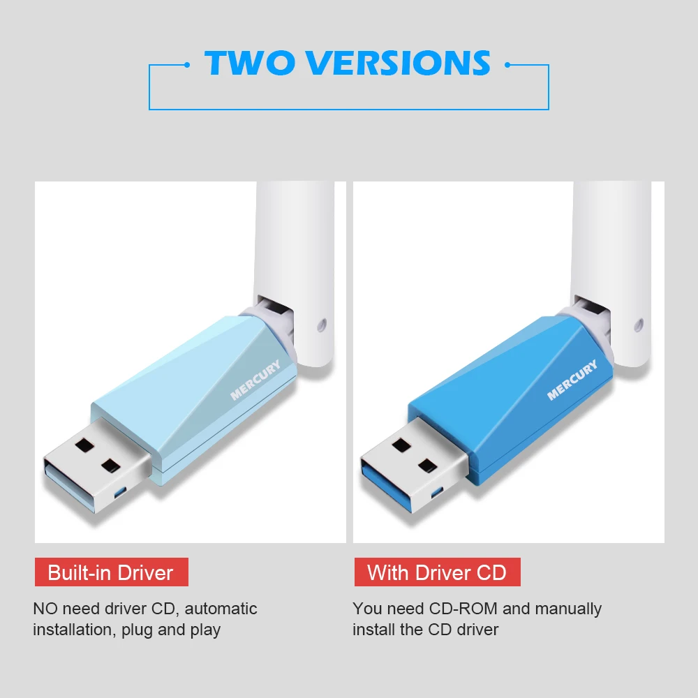 Внешний USB Wi-Fi адаптер CHIPAL мини Сетевая карта 150 Мбит/с 5 дБи беспроводной приемник