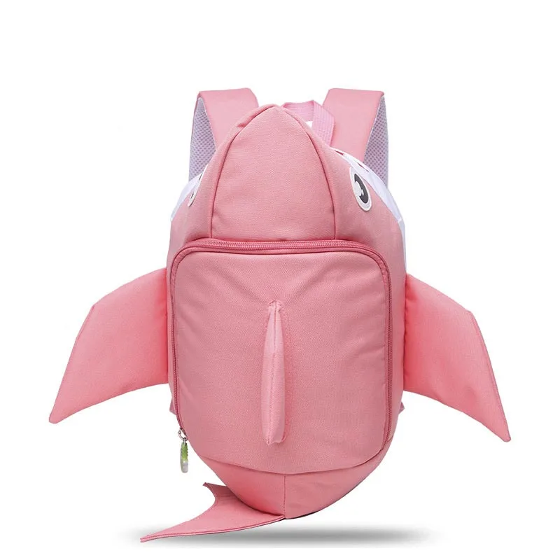 

Cute 3D Anti Lost Shark School Bags Shoulder Boys Girls Backpack Kids Children Cartoon Waterproof Backpacks Baby Child 2-7 Years