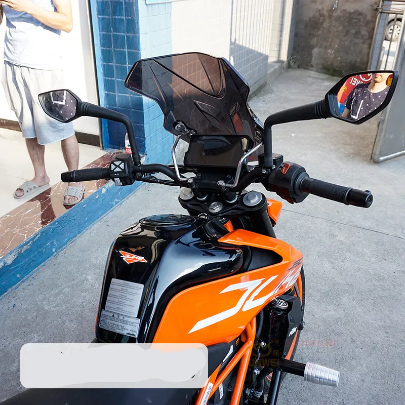Мотоцикл для KTM Duke 390 2017 2018 Duke390 ветряной экран лобовое стекло с кронштейном |