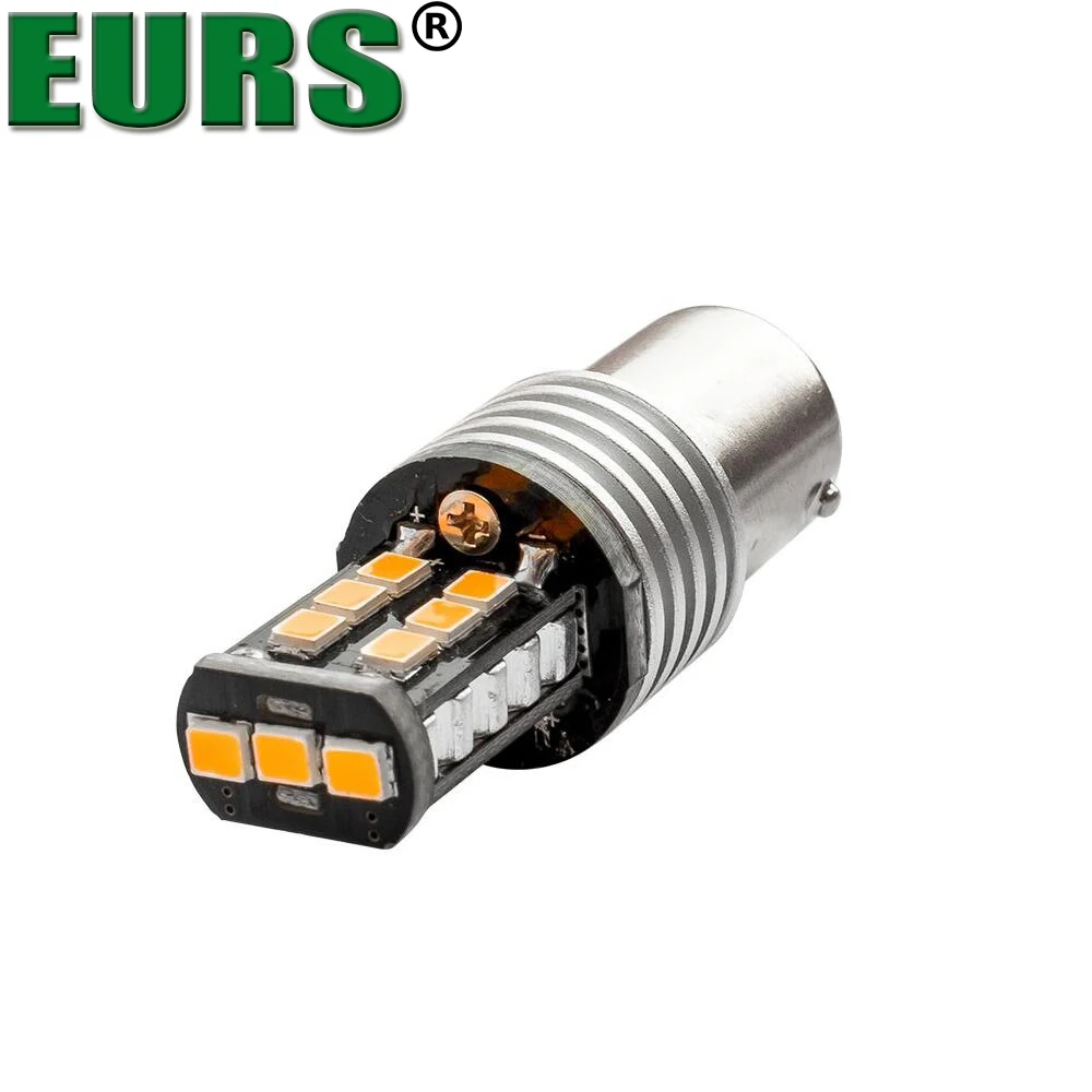 Светодиодные Габаритные огни EURS белые желтые красные 1156 P21W 7506 BA15S задние фонари