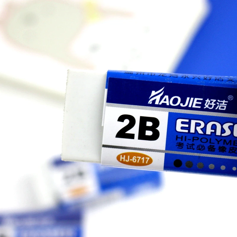 1pcs 2B Pencils Eraser Advanced Sketch Drawing Rubber pencil eraser-Art Artist student stationery | Канцтовары для офиса и