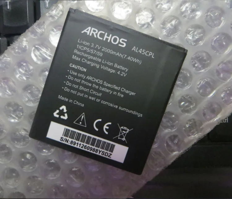 Для высокого качества Оригинал AL45CPL батарея ARCHOS Мобильный телефон 2000mAh запасные