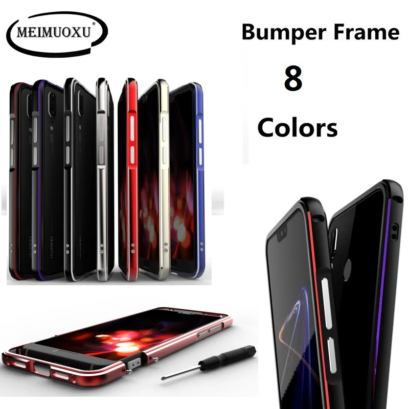 Для huawei P20 Lite Nova 3E Роскошный ультра тонкий металлический алюминиевый бампер рамка чехол для huawei P20 Pro Lite Honor 10