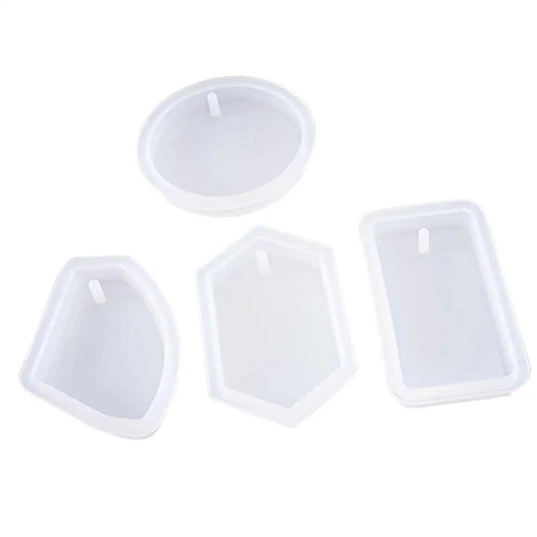 1PC Geometric Sweater Pendant DIY Necklace Jewelry Mold Chic Pendants Crystal Scale Jewelry Resin Molds for Jewelry Making Tool