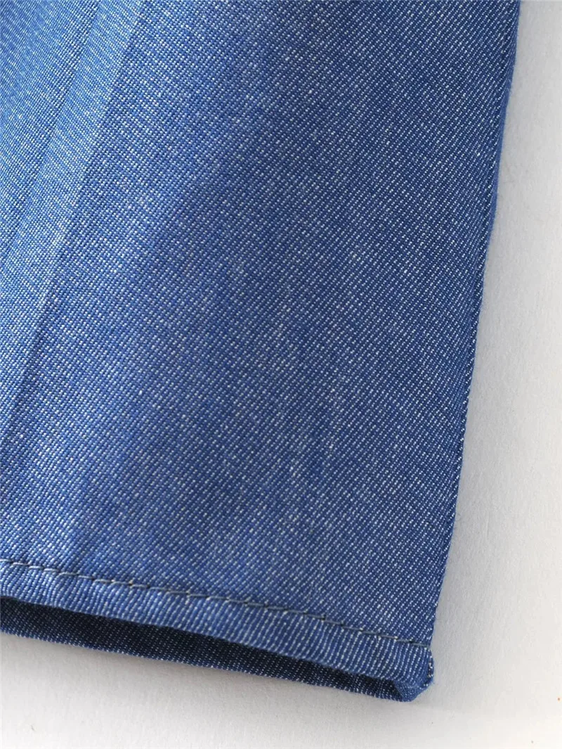 Цветочные вышивка блуза для женщин flare рукавом джинсовые рубашки мода джинсы