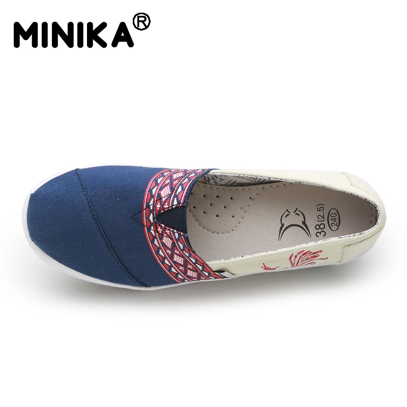 Minika/Дизайнерские женские кроссовки летние на танкетке Femme криперы Повседневная