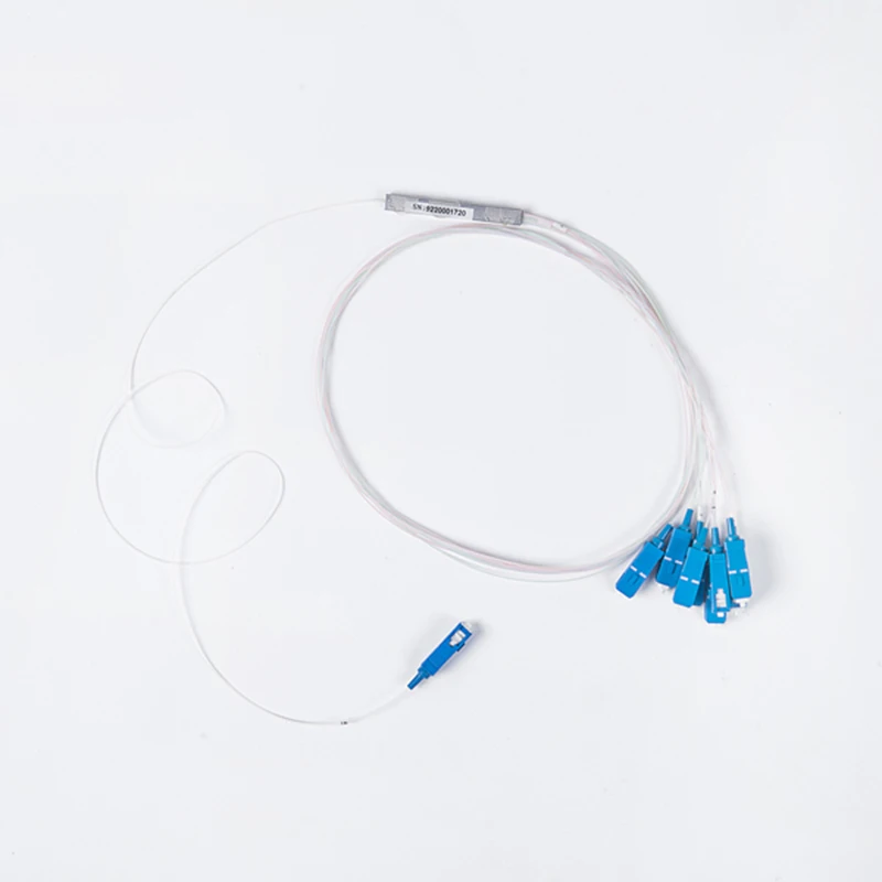 

1X8 FTTH Fiber Optic Splitter PLC Optical Coupler 1X8 MINI micro 0.9 optical splitter 5pcs/lots