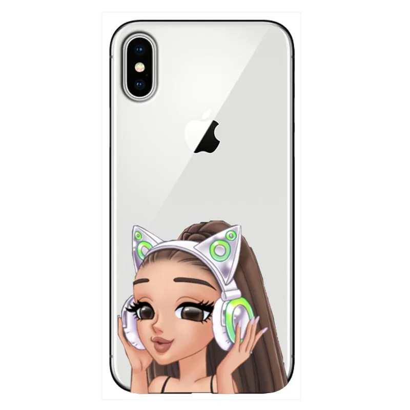 Чехол подсластитель Ariana Grande AG Rainbow мягкий чехол из ТПУ для iphone 11 11PRO 6 6S Plus 7 8 чехлы X
