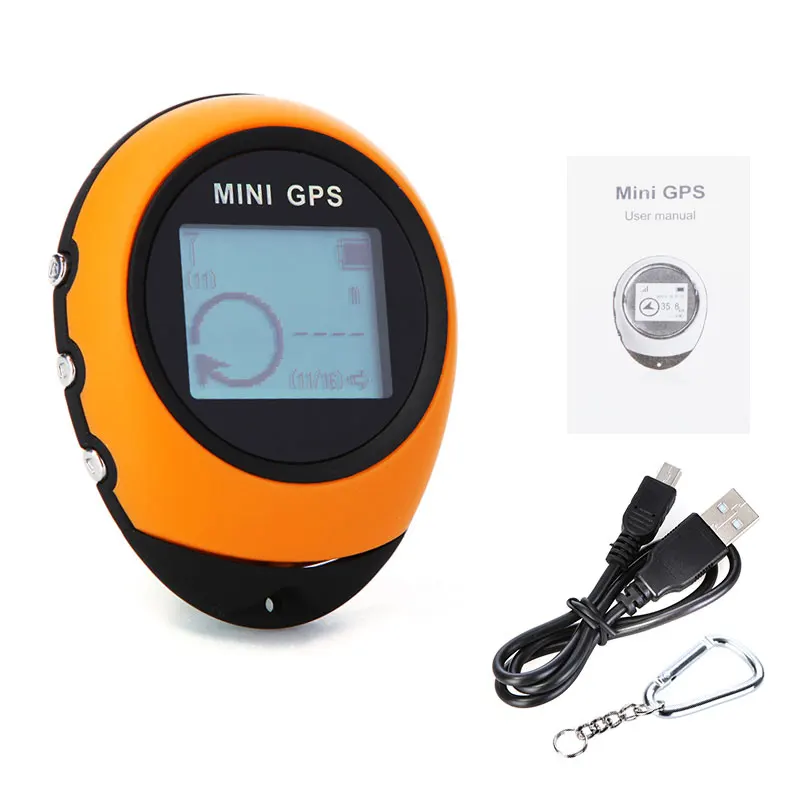 Портативный мини gps-навигатор туристический компас Брелок PG03 GPRS USB Руководство перезаряжаемый трекер местоположения для пешего туризма альпинизма