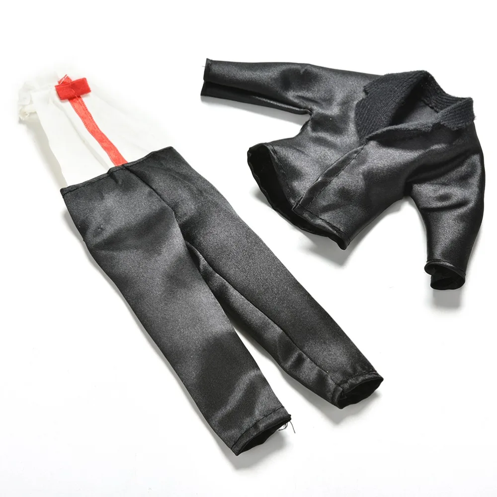 1 комплект черный костюм невесты с белой рубашкой и штанами для мальчика Firend Кена