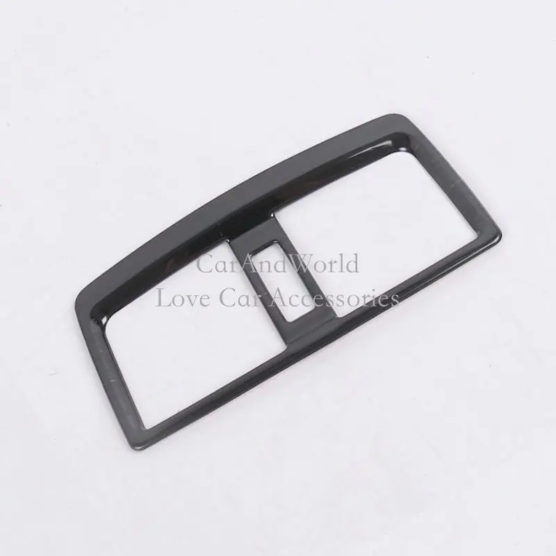 Stainless Steel Rear Row Air Condition Outlet Vent Panel Molding Cover Trims For Renault Koleos 2017-2019 Car Interior Accessory |