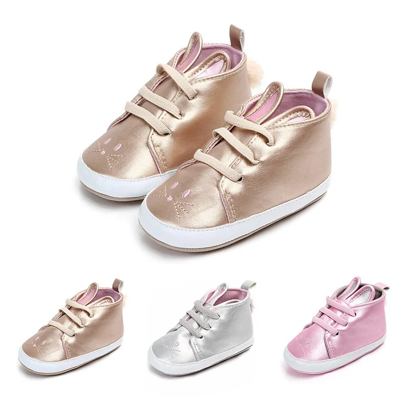 Детская обувь с кроликом Милая детская рисунком для девочек 12 шт./лот Силиконовая