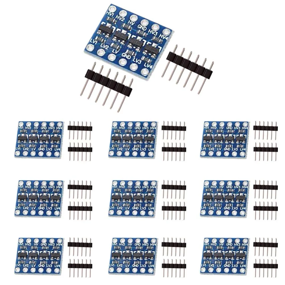 4 канала 5V 3,3 V IIC UART SPI ttl логический уровень преобразователь модуль преобразования уровня для Raspberry Pi 4 канала
