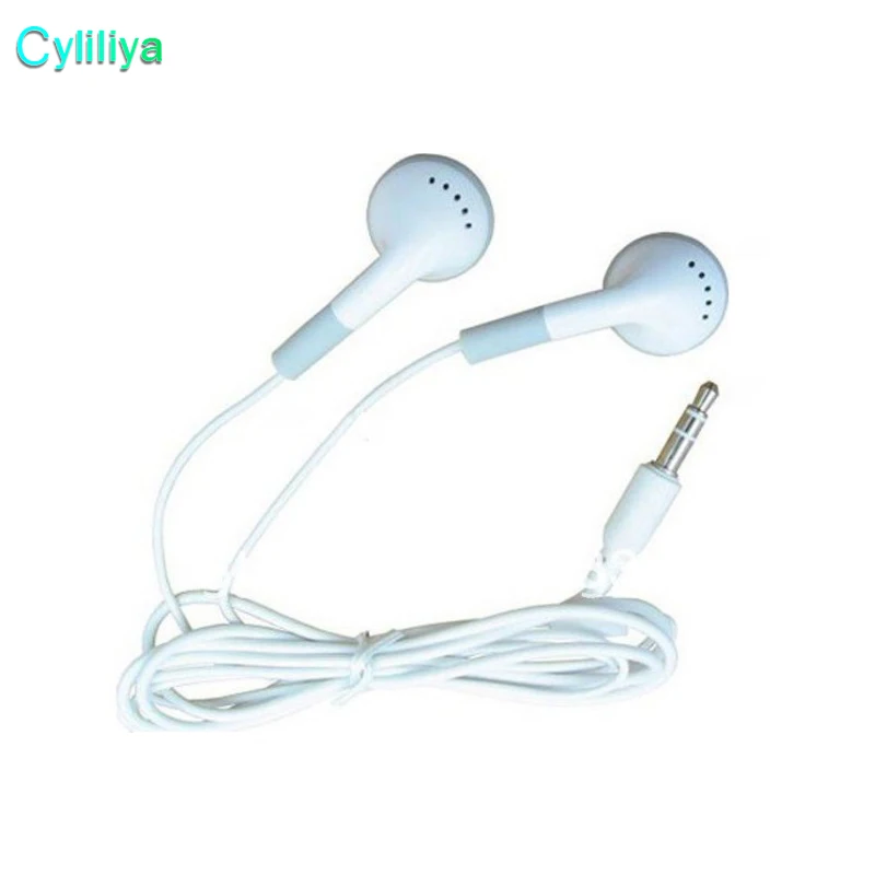 White Fashion Disposable Earphones Low Cost Earbuds 3.5mm For Cell phone iphone Samsung Mp3 Mp4 Mini HD headset 1000pcs | Электроника