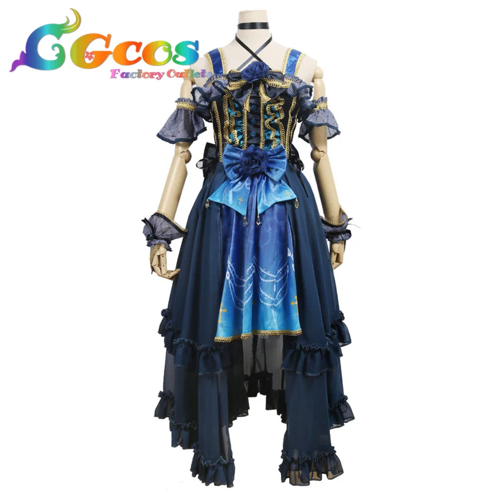 CGCOS костюм для косплея Bang Dream! Roselia 4th одно ONENESS Minato Yukina платье аниме Хэллоуин Рождество