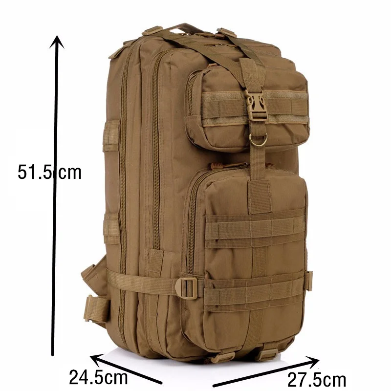 1000D нейлон Cordura 30L Спорт на открытом воздухе 3P тактический военный рюкзак Молл