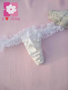 Sexy thong Low waisted Solid color Teenage girls Lace Princess panties 2019 spring summer new products sweet Women underwear | Женская