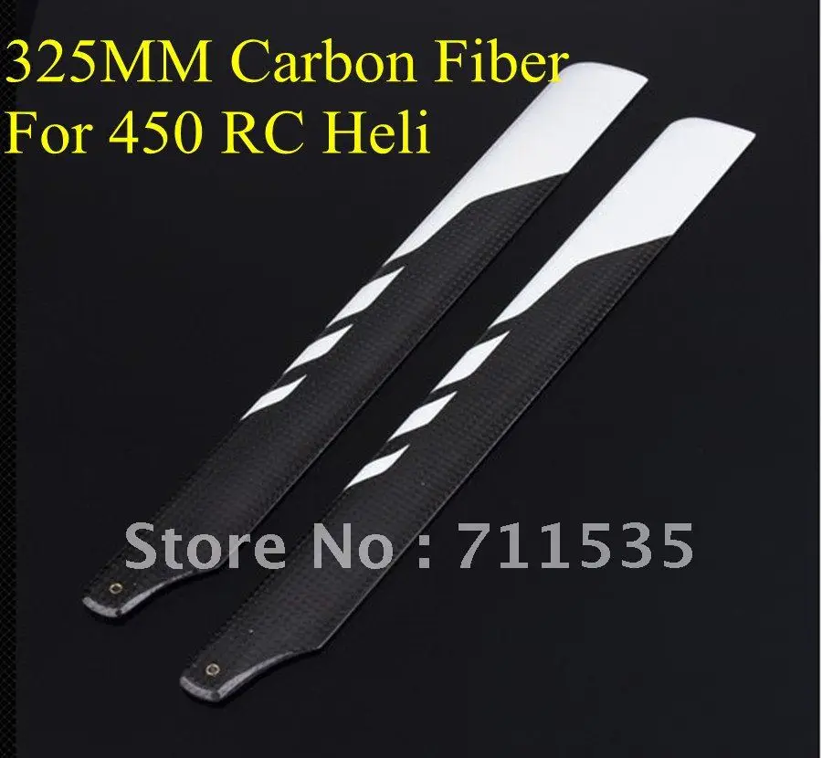 Лезвие главный ротора из углеродного волокна 325 мм детали для выравнивания Trex 450