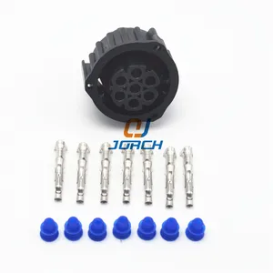 5 комплектов наборы 7-контактный Tyco Amp 1,5 мм BU-STE KPL круглый DIN корпус гнездовой разъем 968421-1 967650-1