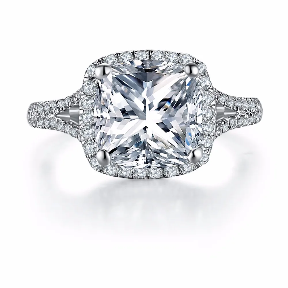 3CT T Брендовое обручальное кольцо NSCD синтетический бриллиант ювелирное изделие