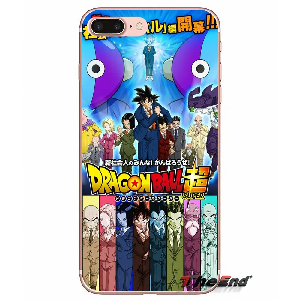 Для Apple iPhone X 4 4S 5 5S SE 5C 6 6s 7 8 плюс Dragon Ball Супер z плакат мягкий прозрачный чехол |