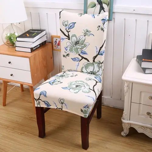 1 шт. узором из цветов и листьев сердце стрейч домашний декор обеденный чехол для