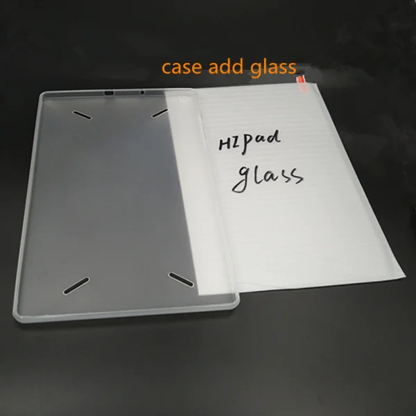 case and glass 10," ультра тонкий мягкий прозрачный ТПУ чехол для CHUWI HiPad Tablet PC, защитный чехол для CHUWI Hi Pad PC добавить фильм и подарки - Цвет: case and glass