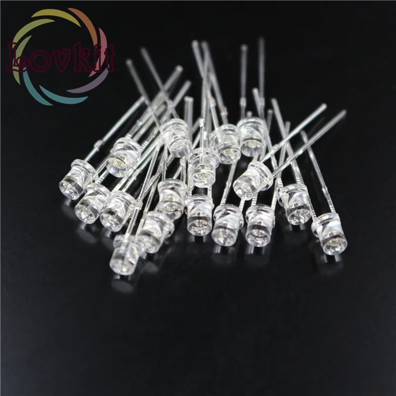 Высокое качество 1000 шт толщина 3 мм с плоским верхом синие светодиоды Urtal яркий