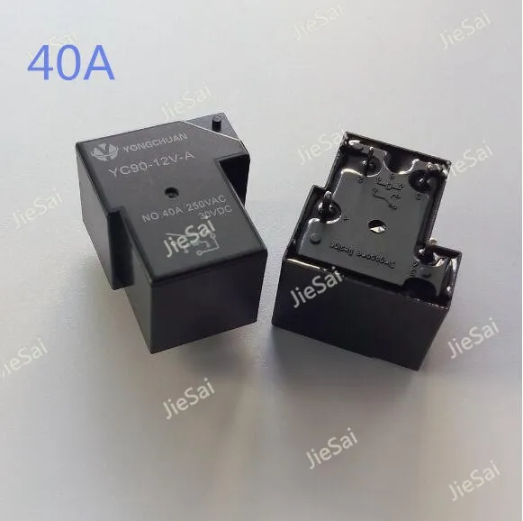 T90 Высокое напряжение Выдерживаемое Напряжение 4КВ реле YC90-12VDC-A 4pin 40A автомобильное реле автомобиля реле инвертор