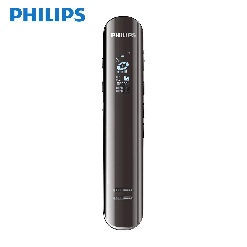 Philips оригинальный Встроенный 16 Гб Цифровой диктофон Ditacphone HD голосовое снижение