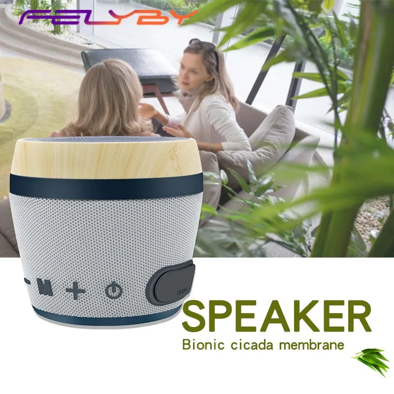 FELYBY беспроводной bluetooth динамик портативный маленький аудио стерео подарок