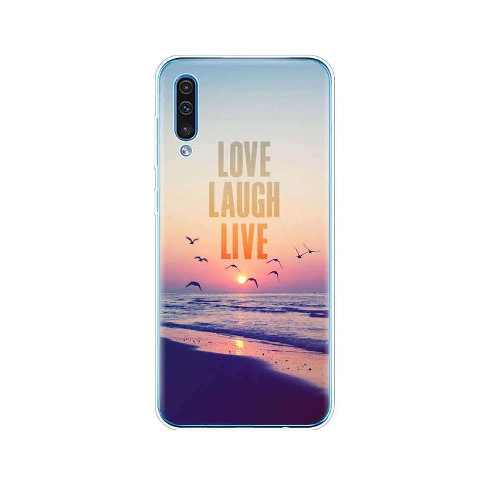 Чехол для samsung Galaxy A50, силиконовый чехол для задней панели телефона, чехол для samsung A50 A505 A505F, SM-A505F бампер, 6,4 дюймов - Цвет: 52412