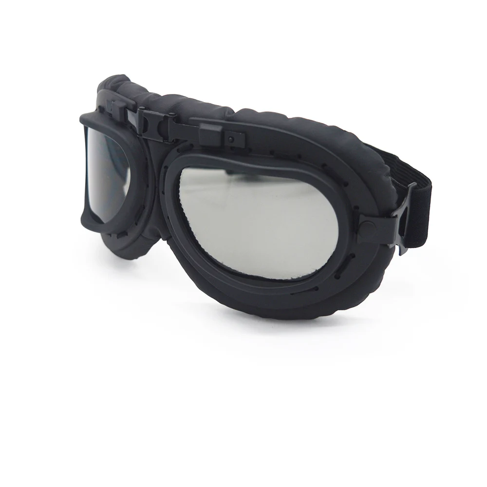 Mooreaxe мотоциклетные очки Oculos Gafas велосипедные солнцезащитные очки кожаная оправа UV400 ветрозащитные Ретро винтажные очки на шлем