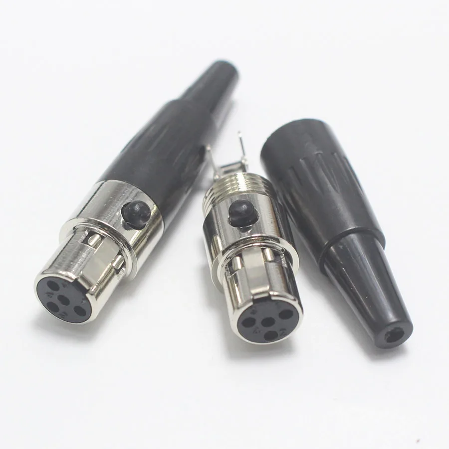 EClyxun 1 компл. Mini XLR 3 4 5 6 контактный разъем Мама + папа маленькая аудио микрофонный