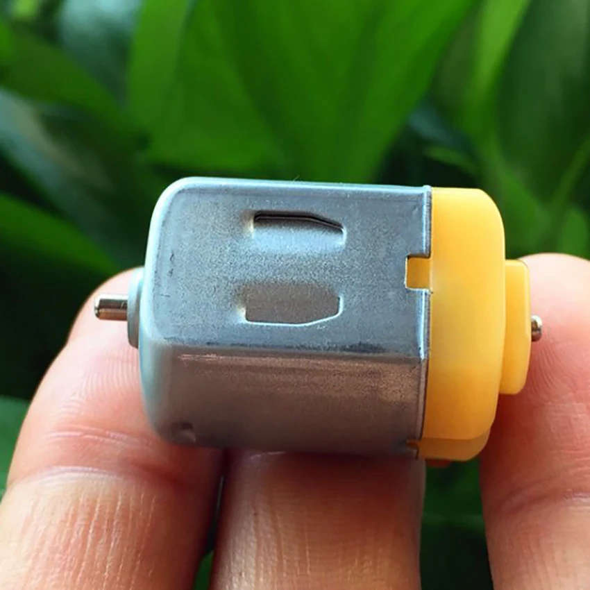 Щеточный двигатель постоянного тока 3 в 6 В маленький короткий вал микро для