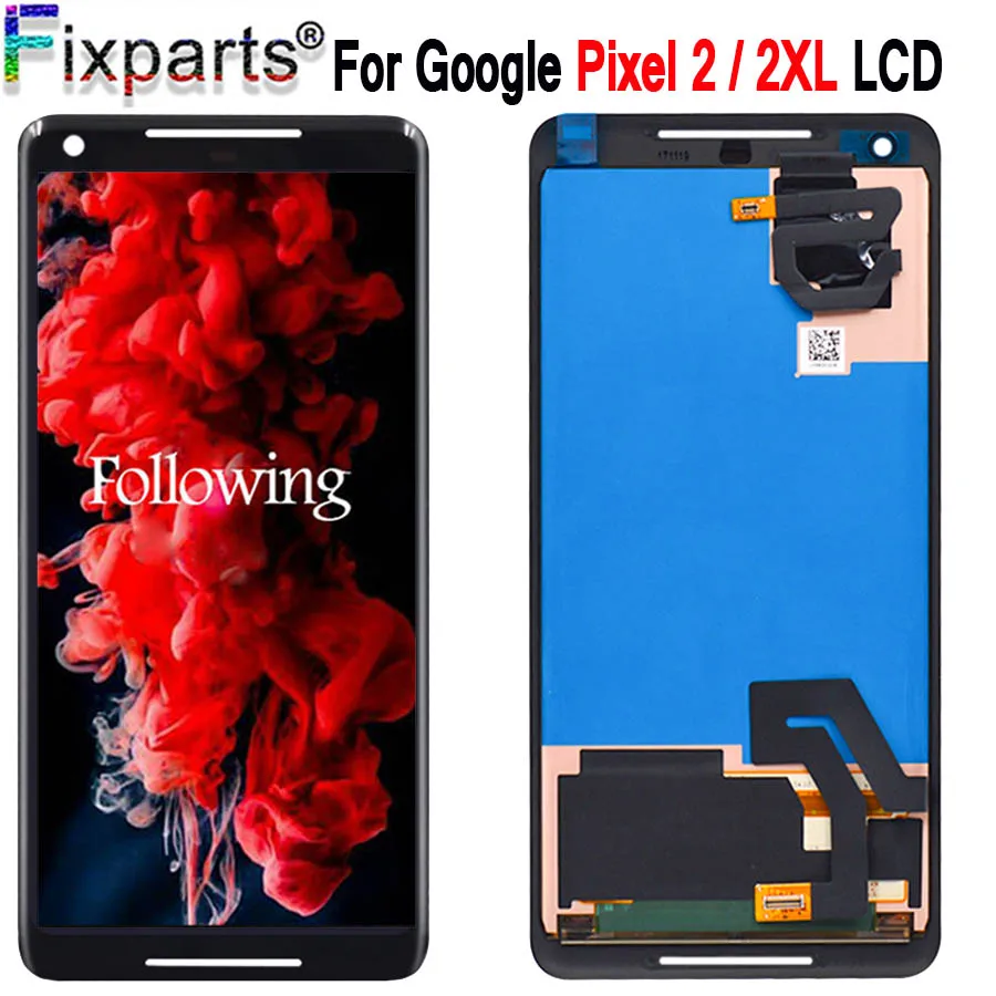 ЖК дисплей 6 0 дюйма для Google Pixel 2 XL детали замены + инструменты дисплея 5