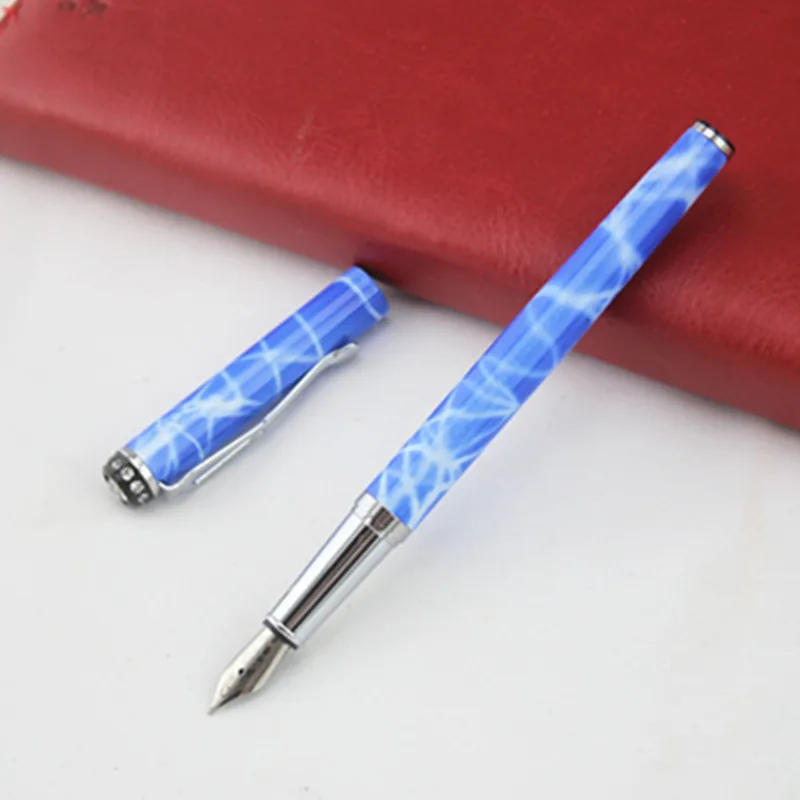 Роскошная перьевая ручка jinhao дополнительный тонкий наконечник 0 5 мм финансовые