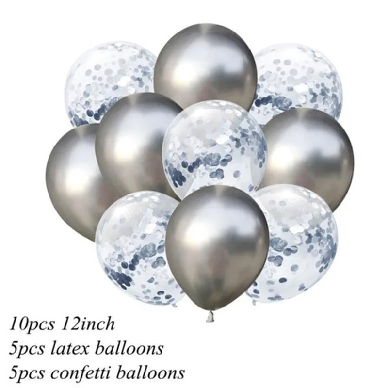10 шт./компл. металлические шары Свадебный шар детское украшение для душа 12
