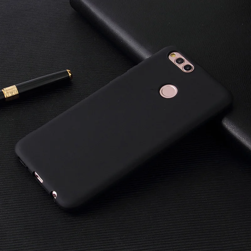 Желтый яркий матовый прозрачный ТПУ чехол для huawei Honor 8 Pro 9N V8 V9 Play V10 V20 10 Lite 10i 20i милый ТПУ резиновый чехол