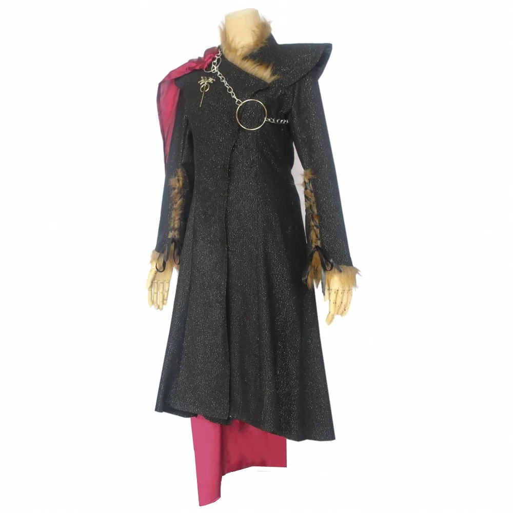 Game of Thrones Season 8 Daenerys Targaryen Cosplay Costume Trench Coat Jacket