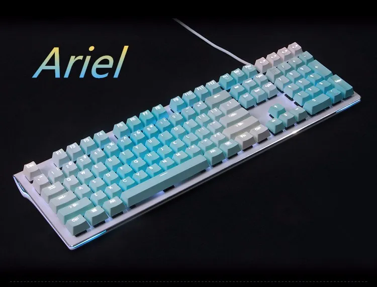 104/108 клавиши PBT двухцветные впрыски keycaps Keycaps для OEM Cherry MX переключатели