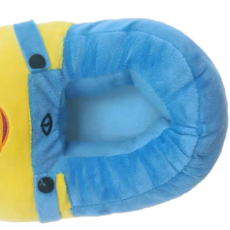 Женские зимние домашние тапочки одного размера милые теплые для досуга желтого