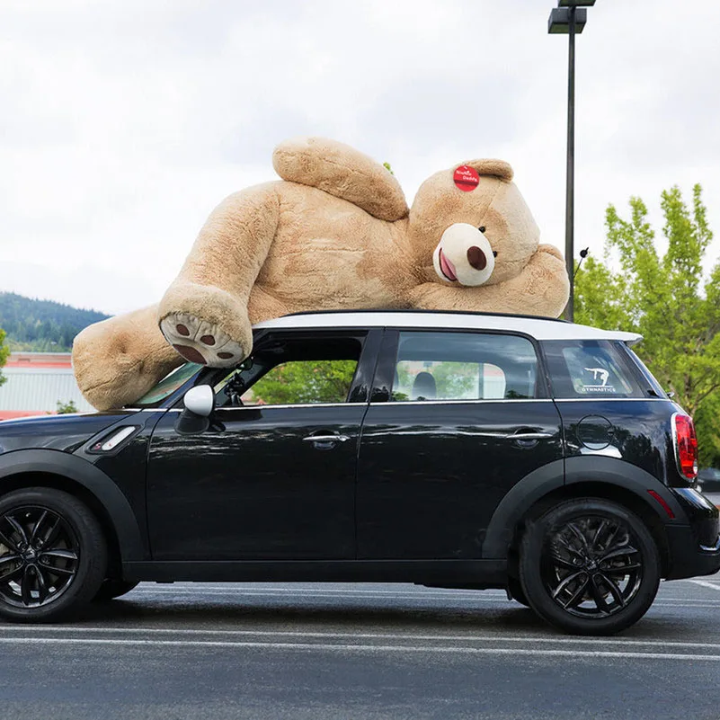 Супер гигантский плюшевый мишка 260 см большой коричневый мягкая игрушка подушка