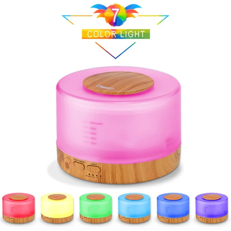 Ультразвуковой диффузор для эфирных масел 500 мл с дистанционным управлением