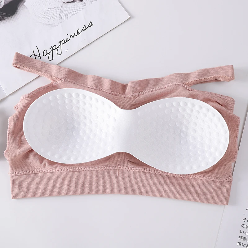 Sexy Women Bra 6 Color Bralette Push uP Bras For Women Tops Bralet Lingerie Lady Strapless Underwear Cross Seamless B0119