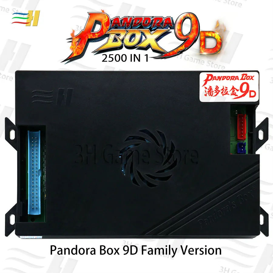 Pandora Box 9d 2500 В 1 семейная версия материнская плата может 3P 4P игра для видеоигр аркадная консоль машина 3d tekken mortal kombat