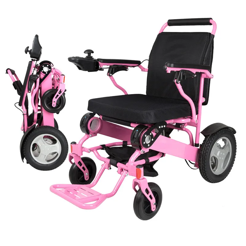 

Бесплатная доставка, интеллектуальная складная электрическая инвалидная коляска с ограниченными возможностями, грузоподъемность 180 кг