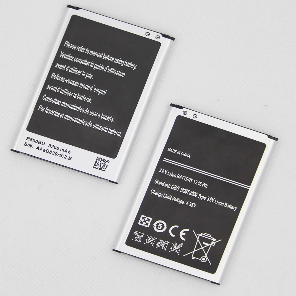 

5 шт./лот B800BC B800BE B800BU аккумулятор для Samsung Galaxy Note 3 N9000 N900 N9005 N900A мобильный телефон аккумуляторные батареи