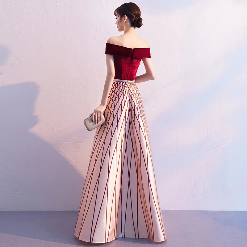 Платье для свадьбы 2019 Vestidos с открытыми плечами Элегантное Длинное платье