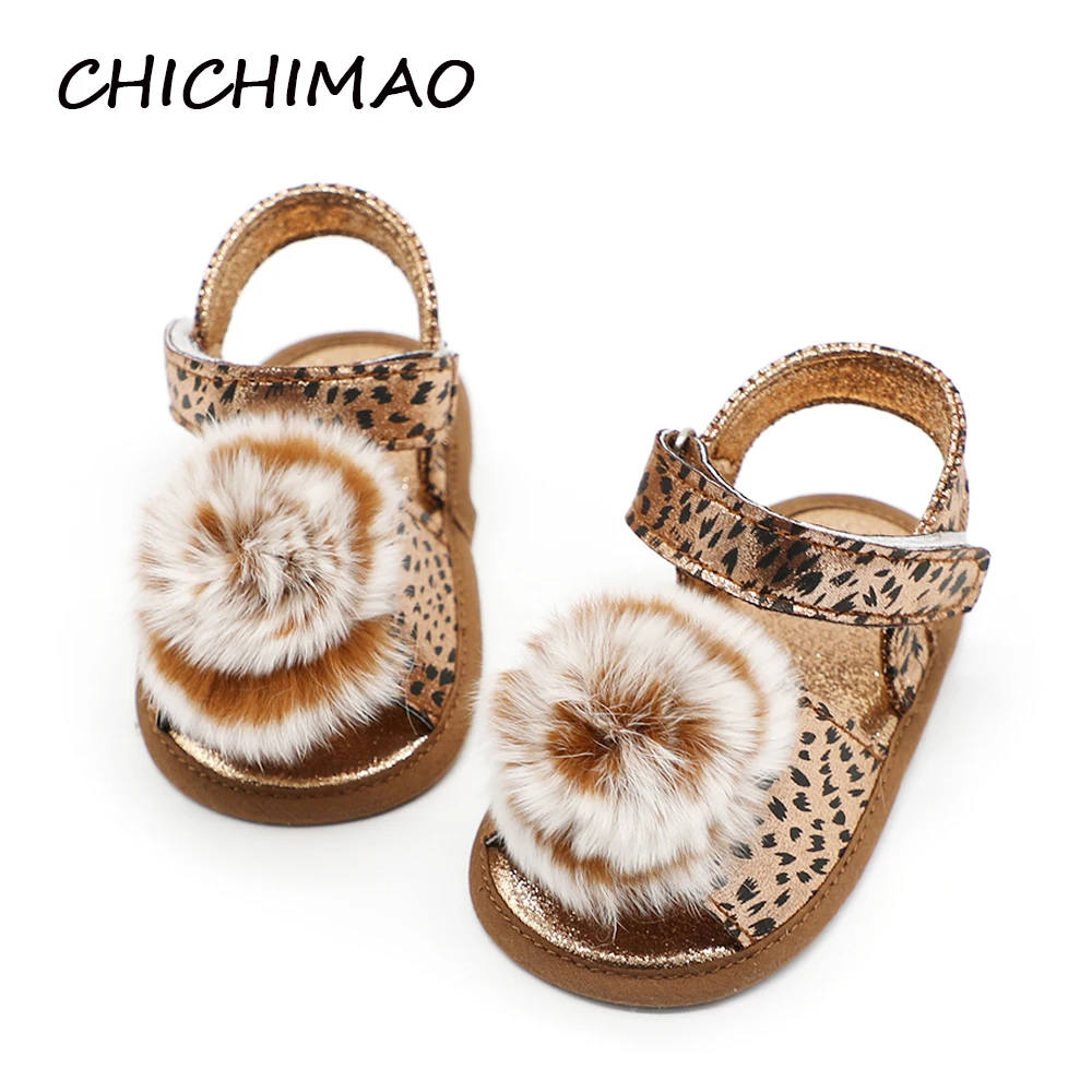 CHICHIMAO/Обувь для малышей с принтом животных мягкая нескользящая обувь цветочным